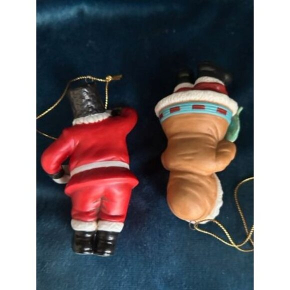 Christmas Decorations The Danbury Mint Santa in Greenland & Santa in England 3 3 - Picture 3 of 8